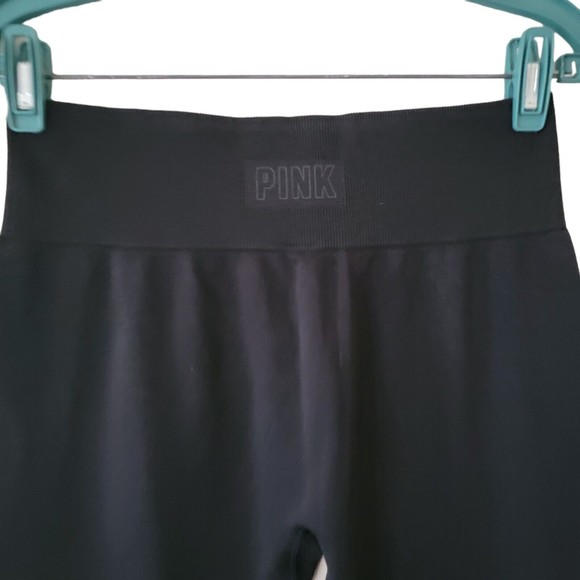 3 Victoria Secret Leggings Seamless‎ Pink Active Women's Leggings Pants L LARGE - Picture 2 of 13